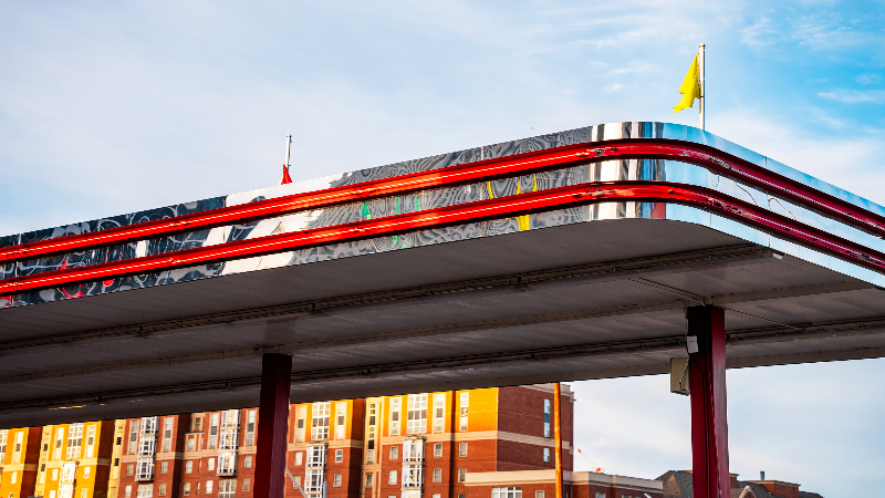 Enhance safety and curb appeal with fuel station canopy design Houston TX, for modern service stations